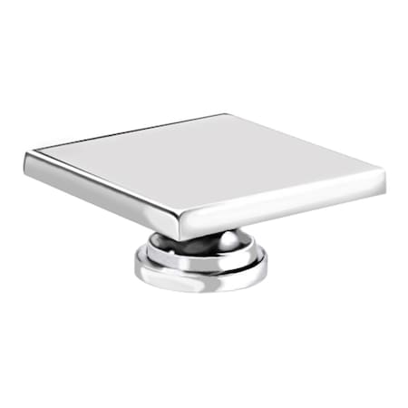 Topex Large Square Knob Bright Chrome P2050CRL